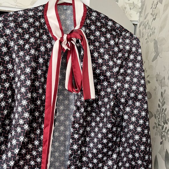 Printed Hawes& Curtis Fitted  shirt formal (uk 14) not used - Picture 2 of 6